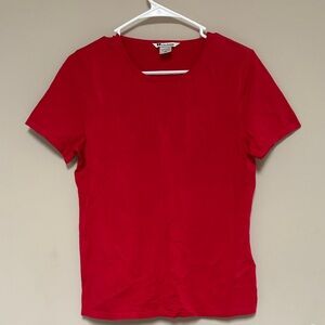 Vintage Nygard  Women's Vibrant Red Short Sleeve Tee